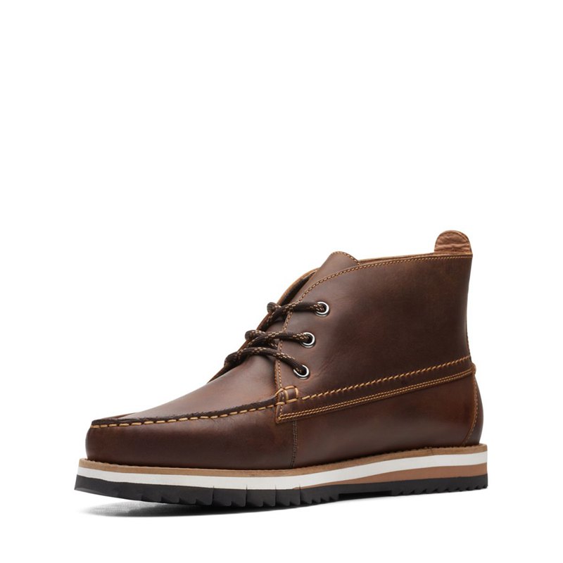 Wallabee Clarks Durston Mid Hombre Marrones | 67300258