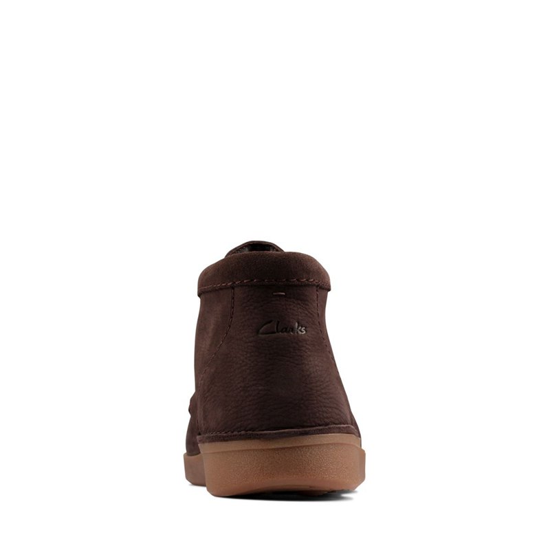 Wallabee Clarks Oakland Top Hombre Marrones Oscuro | 57681514