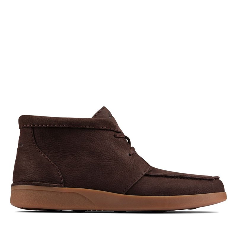 Wallabee Clarks Oakland Top Hombre Marrones Oscuro | 57681514