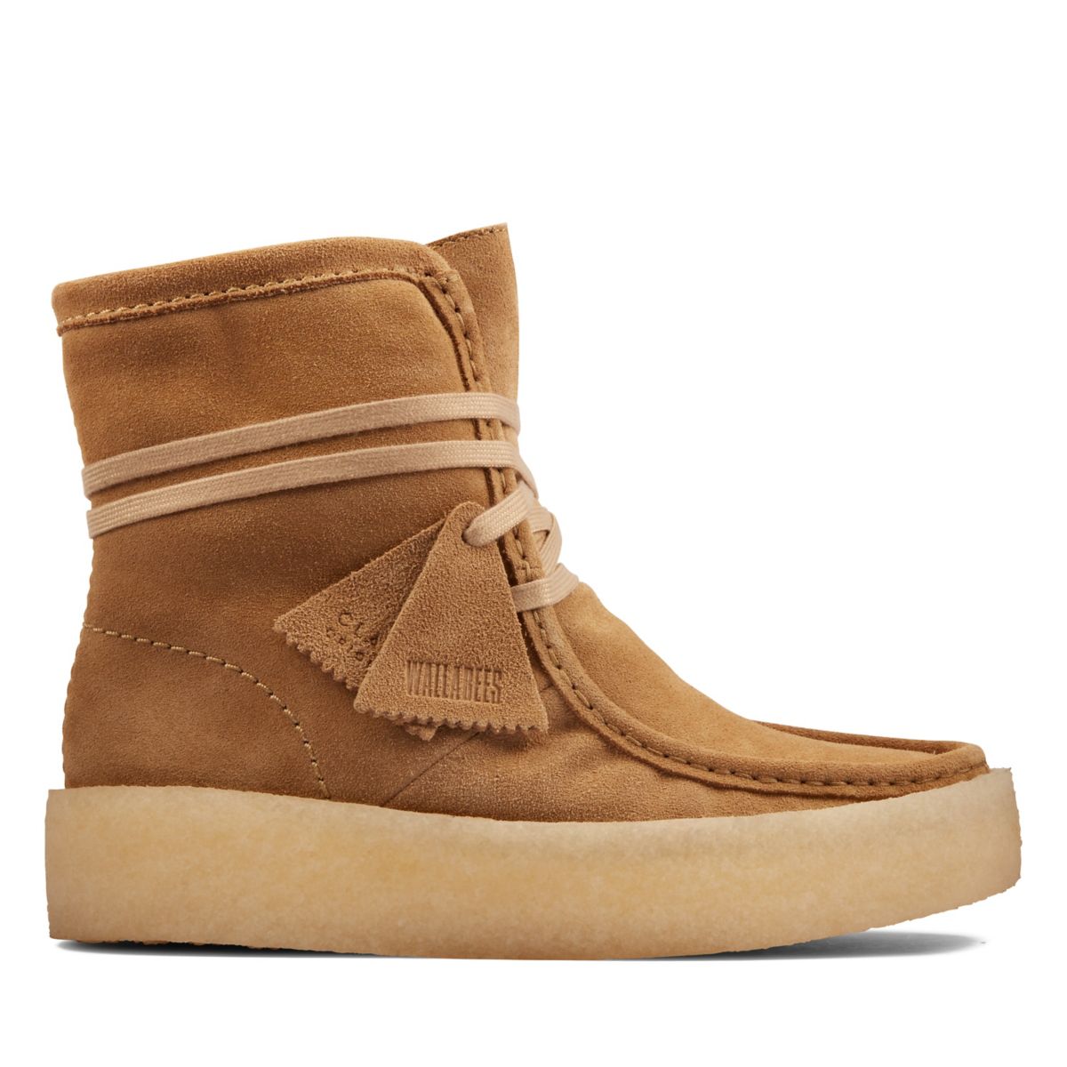 Wallabee Clarks Original Cup Hi Mujer Marrones Claro | 25872720