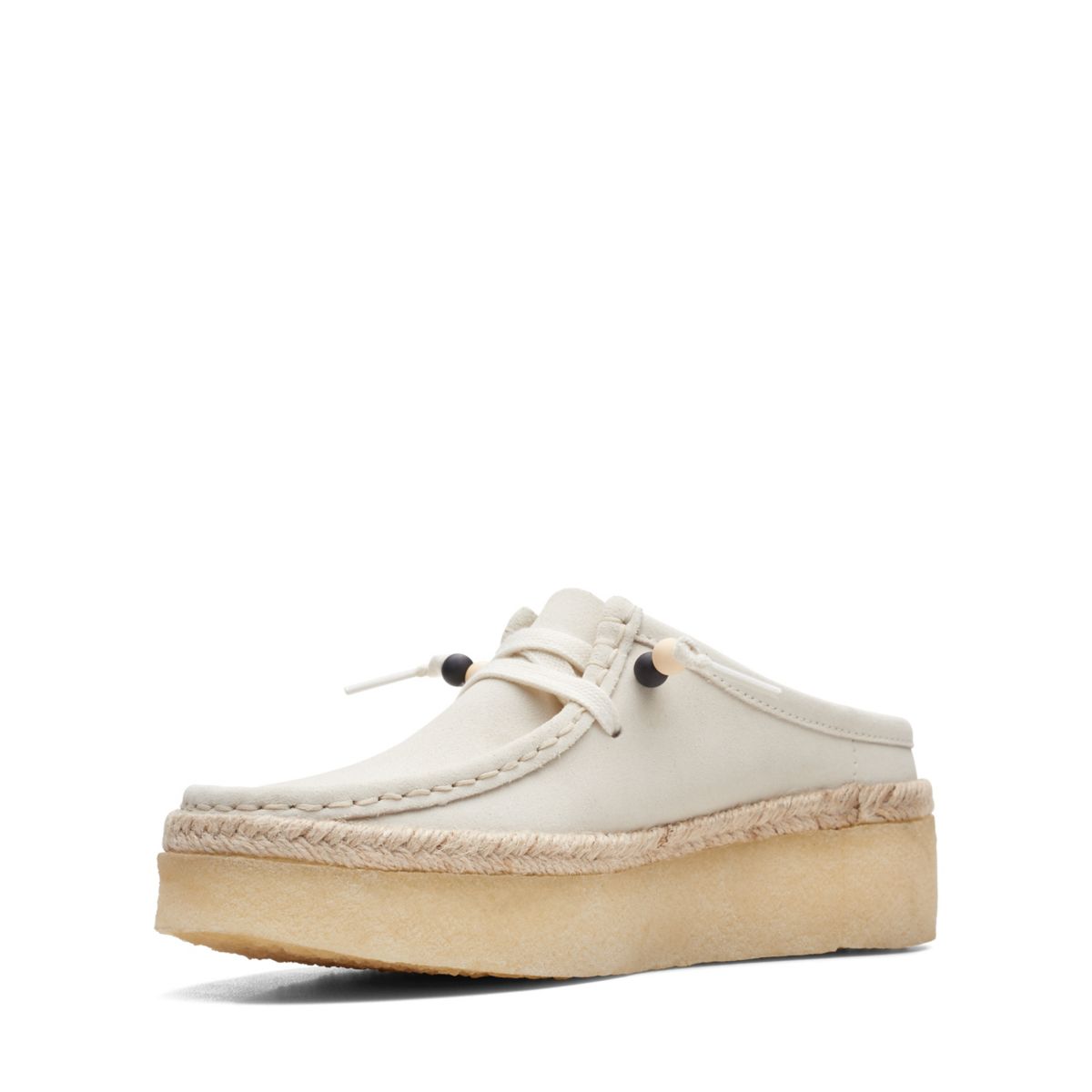 Wallabee Clarks Original Cup Lo Mujer Blancas | 743791