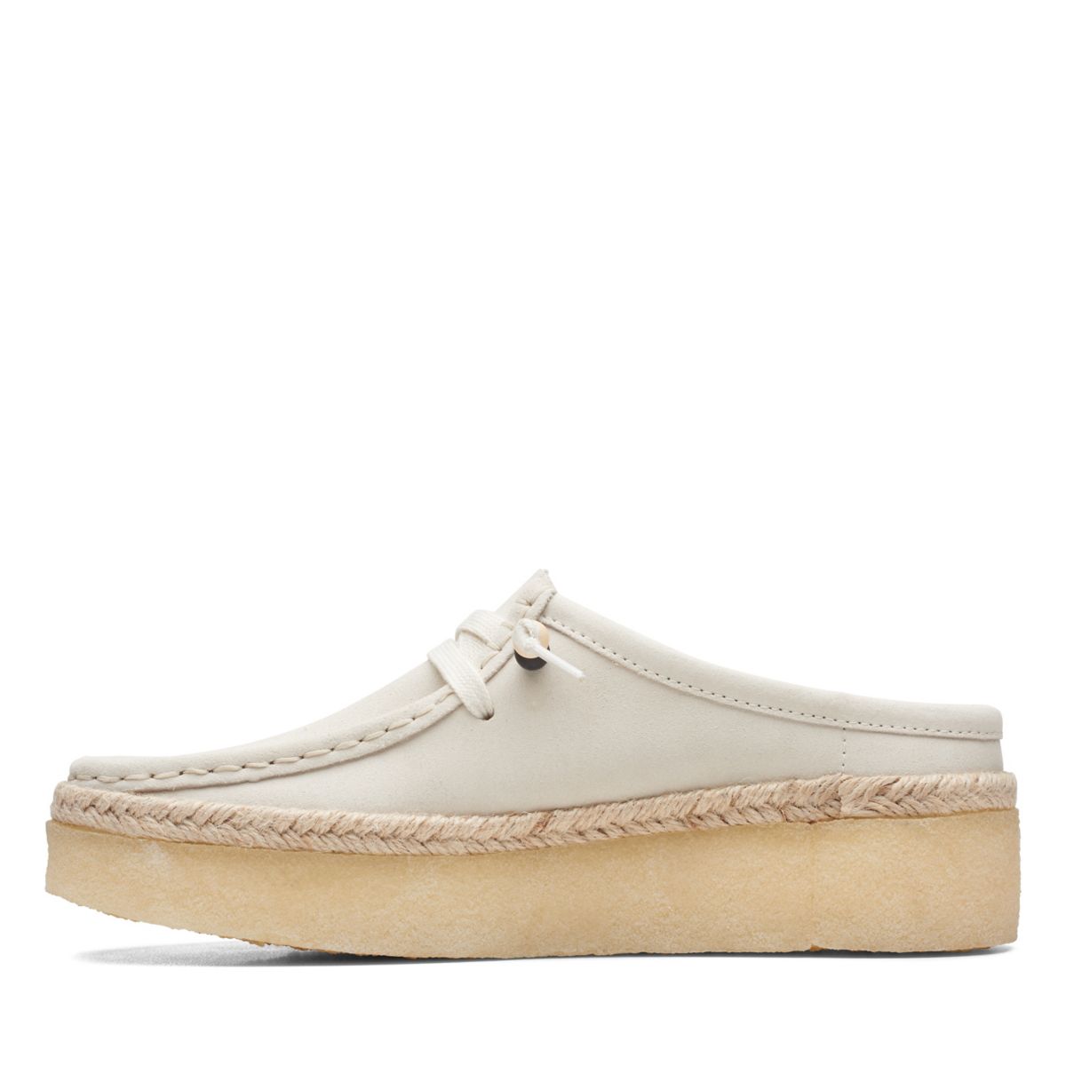 Wallabee Clarks Original Cup Lo Mujer Blancas | 743791