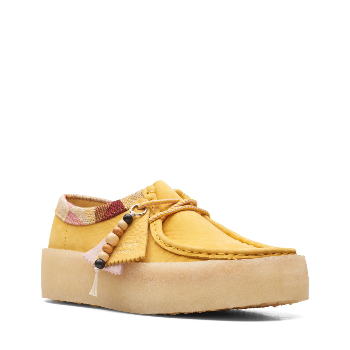 Wallabee Clarks Original Cup Mujer Amarillo | 75977140