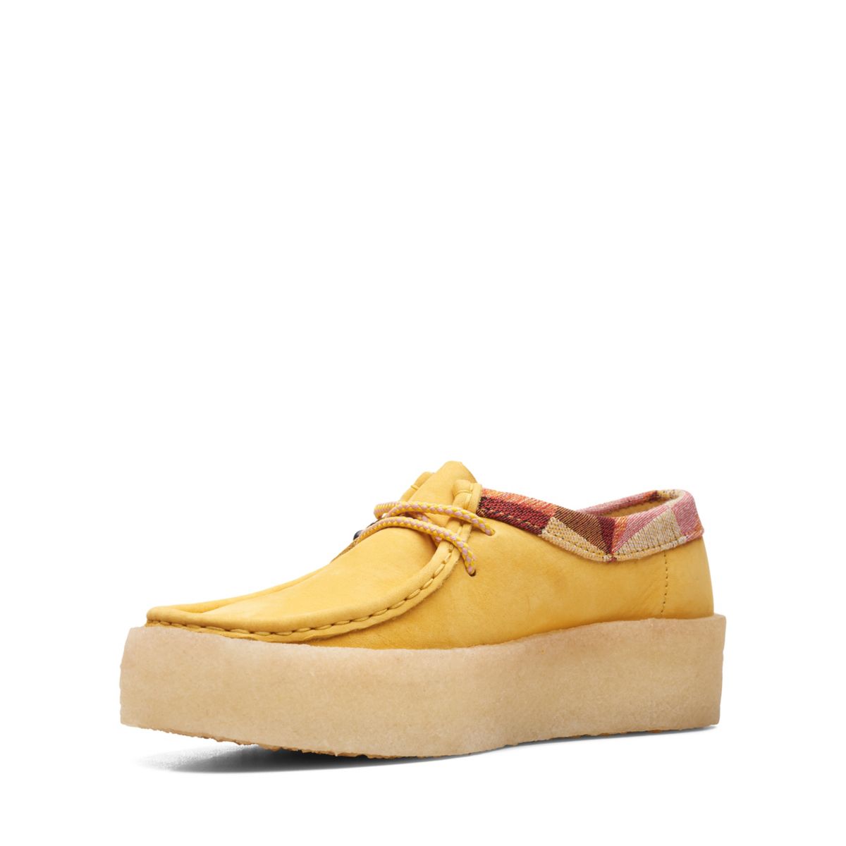 Wallabee Clarks Original Cup Mujer Amarillo | 75977140