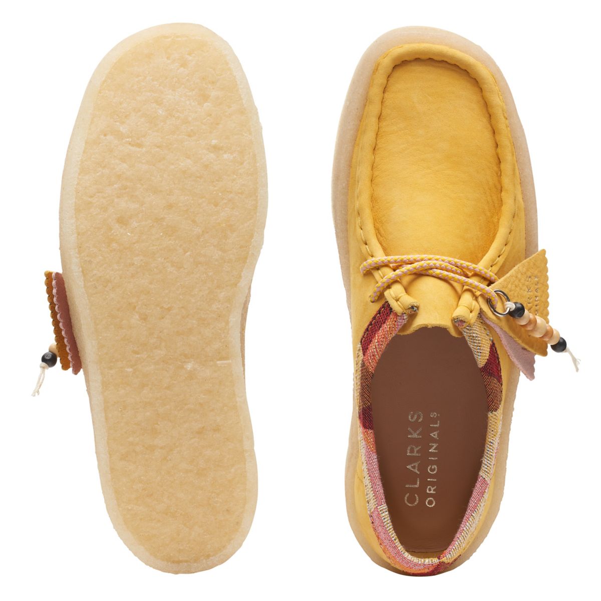 Wallabee Clarks Original Cup Mujer Amarillo | 75977140