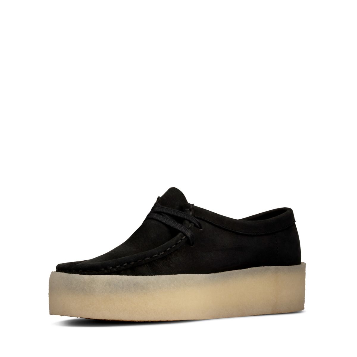 Wallabee Clarks Original Cup Mujer Negras | 37721394