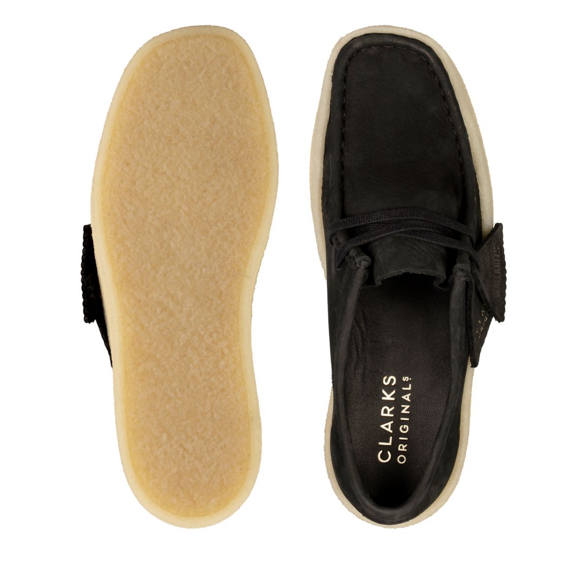 Wallabee Clarks Original Cup Mujer Negras | 37721394