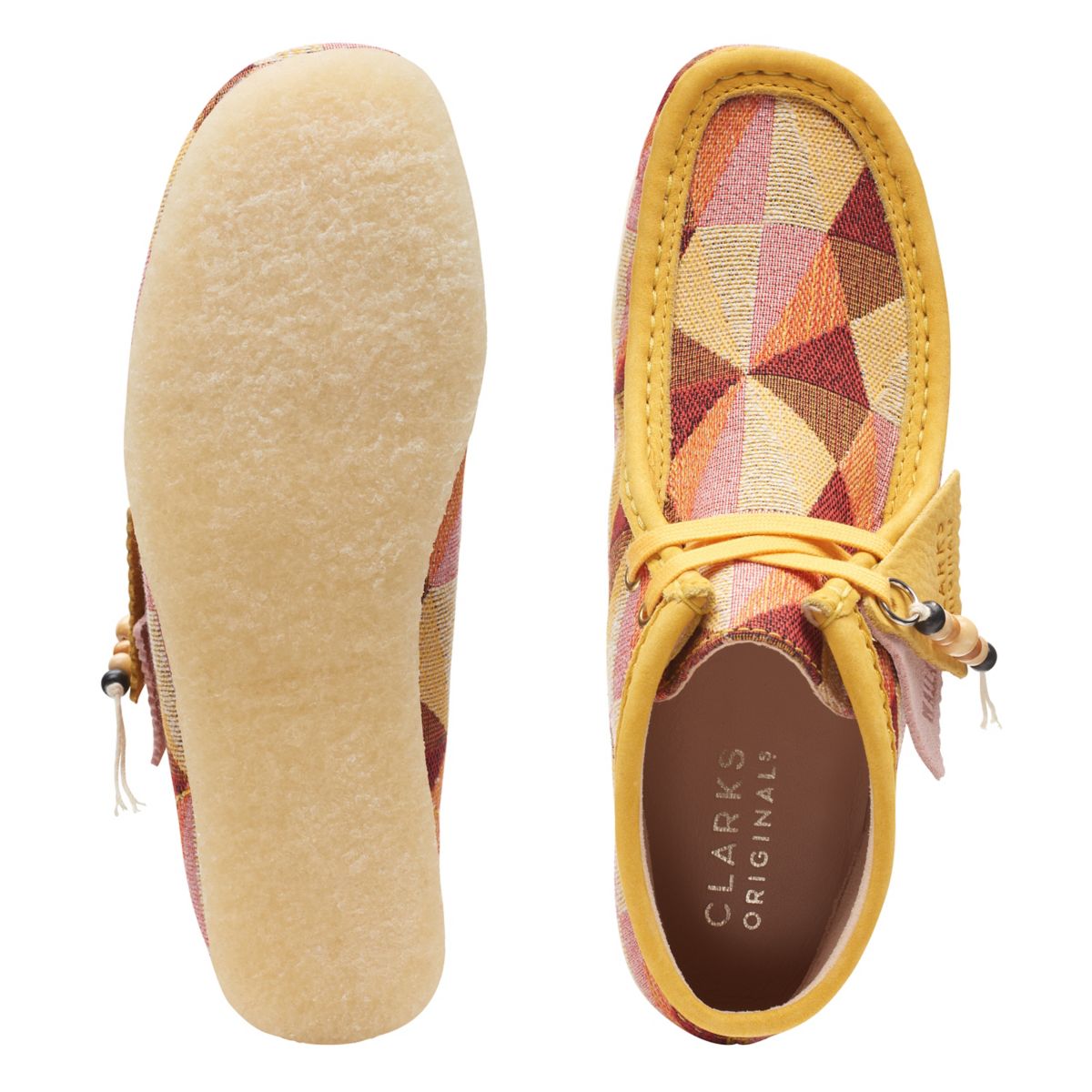 Wallabee Clarks Original Mujer Amarillo | 14327512