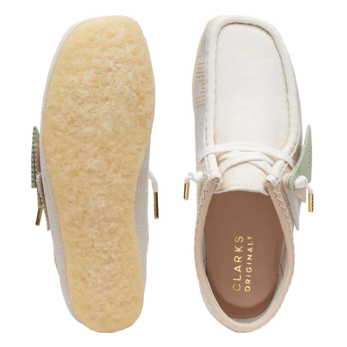 Wallabee Clarks Original Mujer Blancas | 72479706