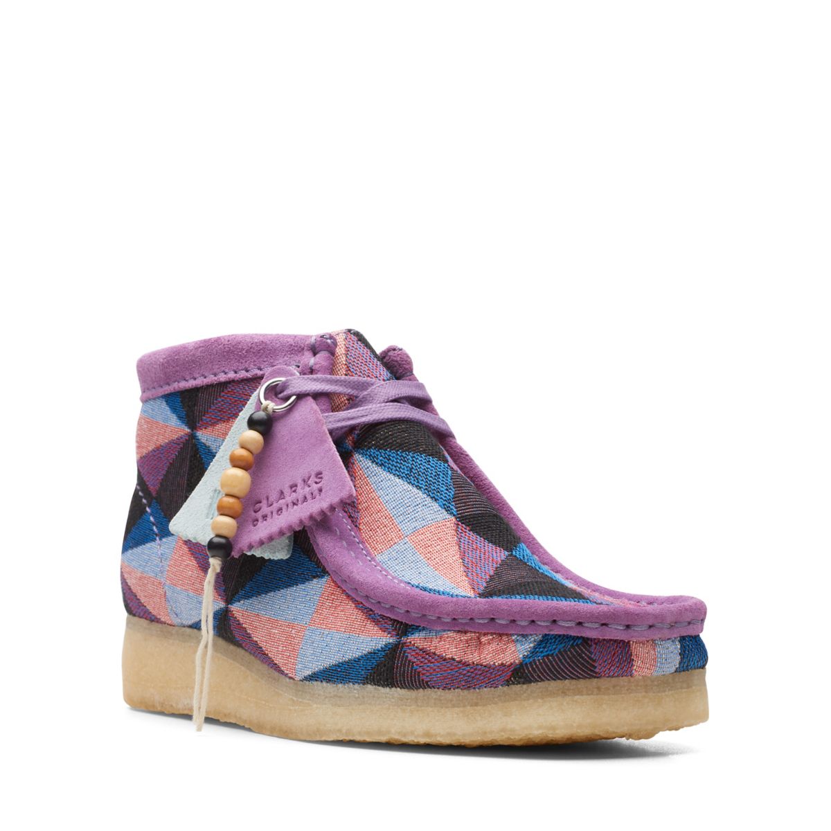 Wallabee Clarks Original Mujer Moradas | 47466007