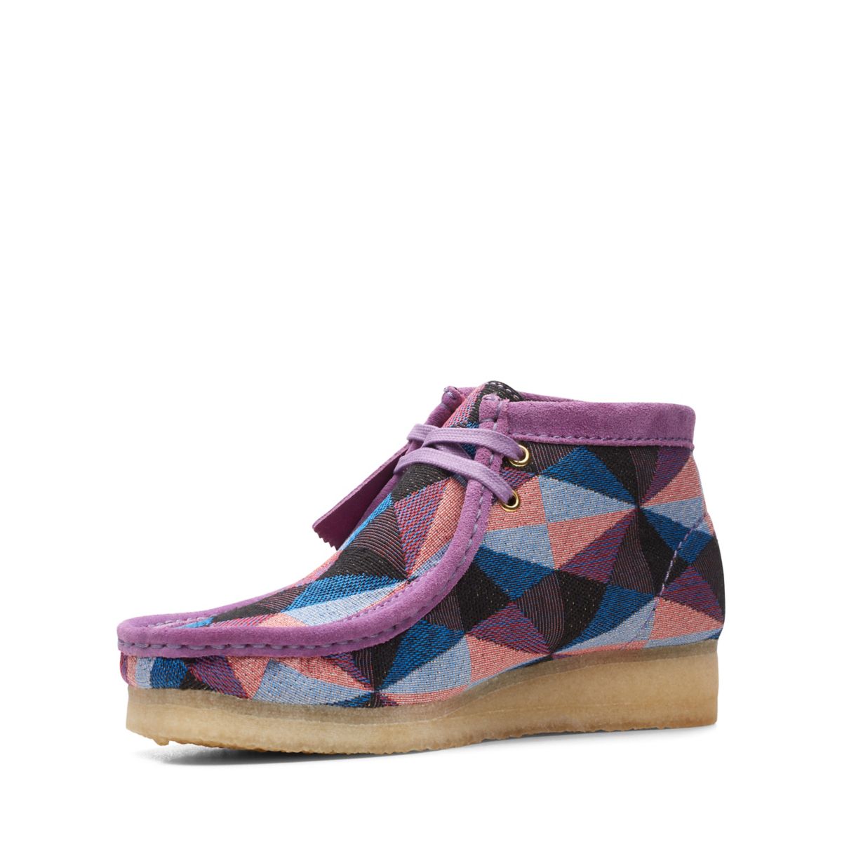 Wallabee Clarks Original Mujer Moradas | 47466007