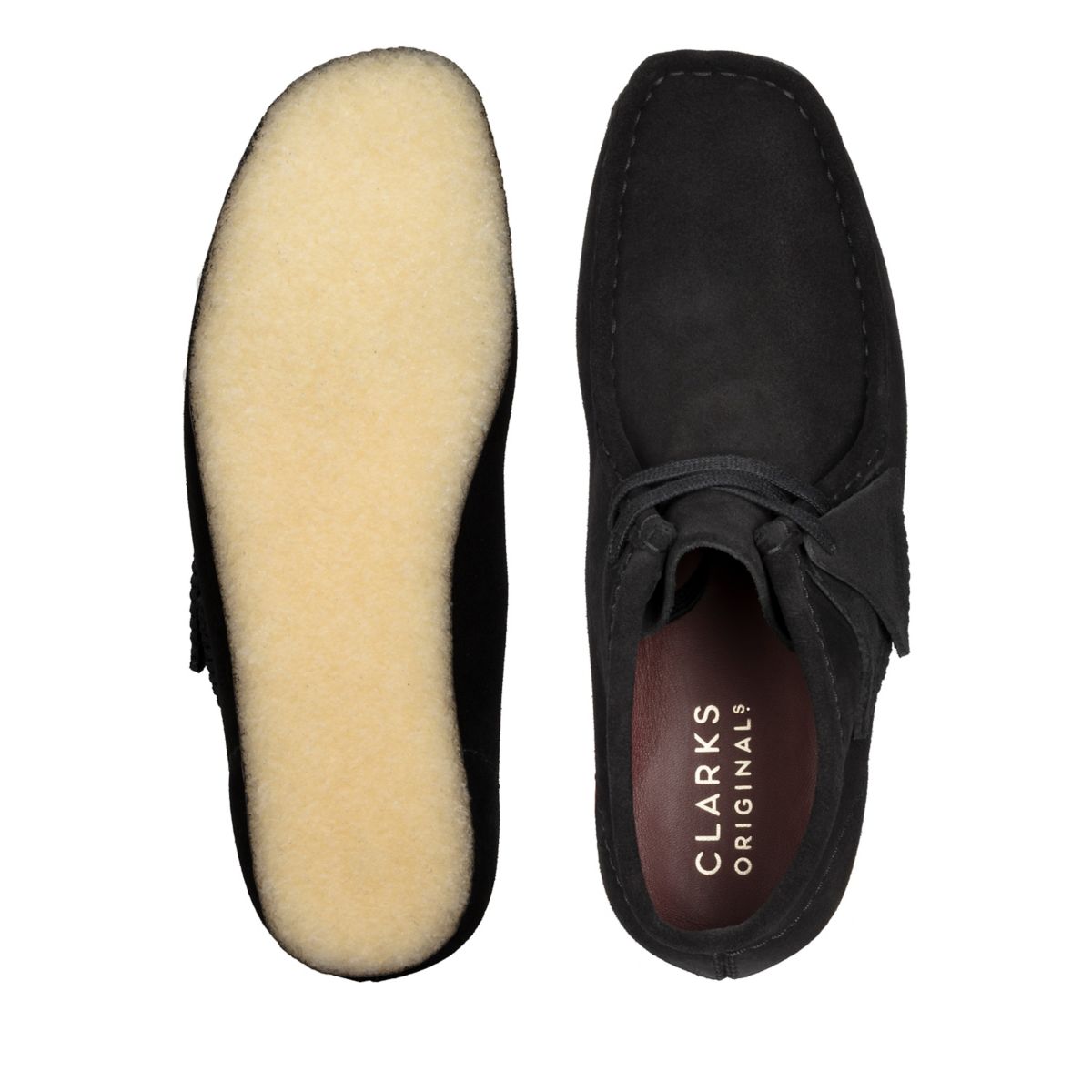 Wallabee Clarks Original Mujer Negras | 20815738