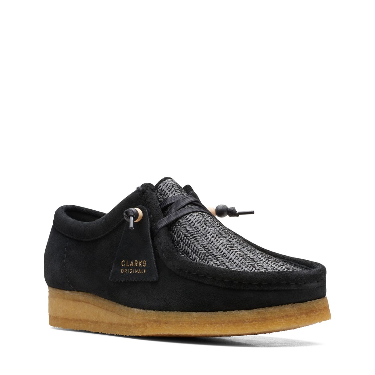 Wallabee Clarks Original Mujer Negras | 58176486