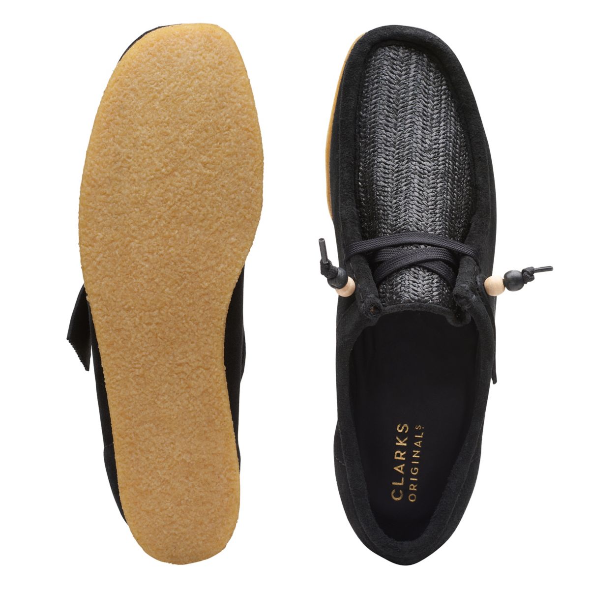 Wallabee Clarks Original Mujer Negras | 58176486