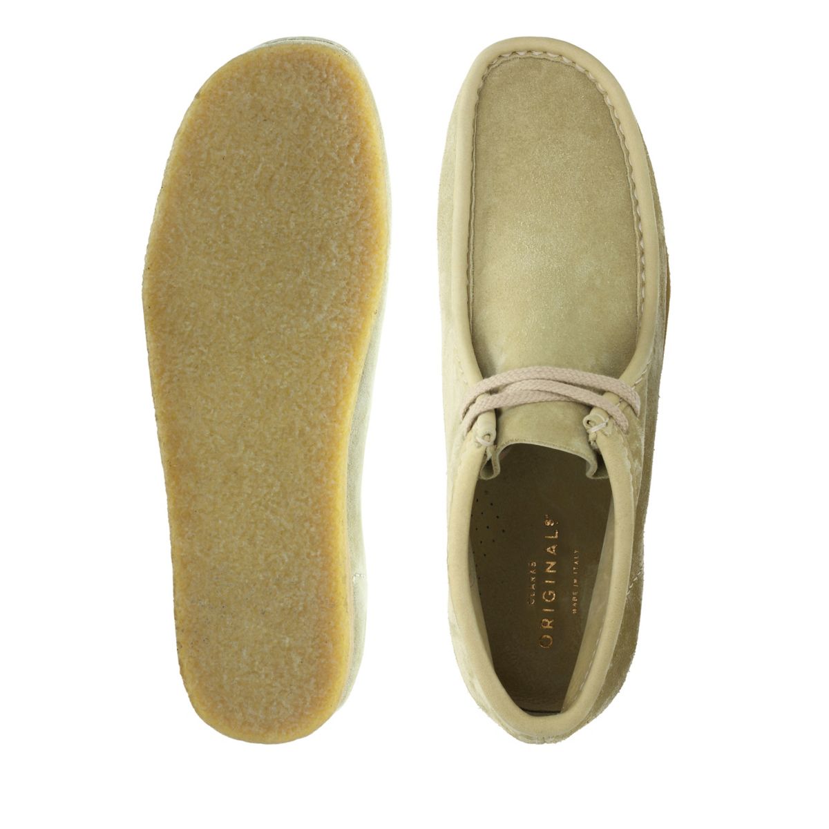 Wallabee Clarks Original Mujer Verde Claro | 21223544