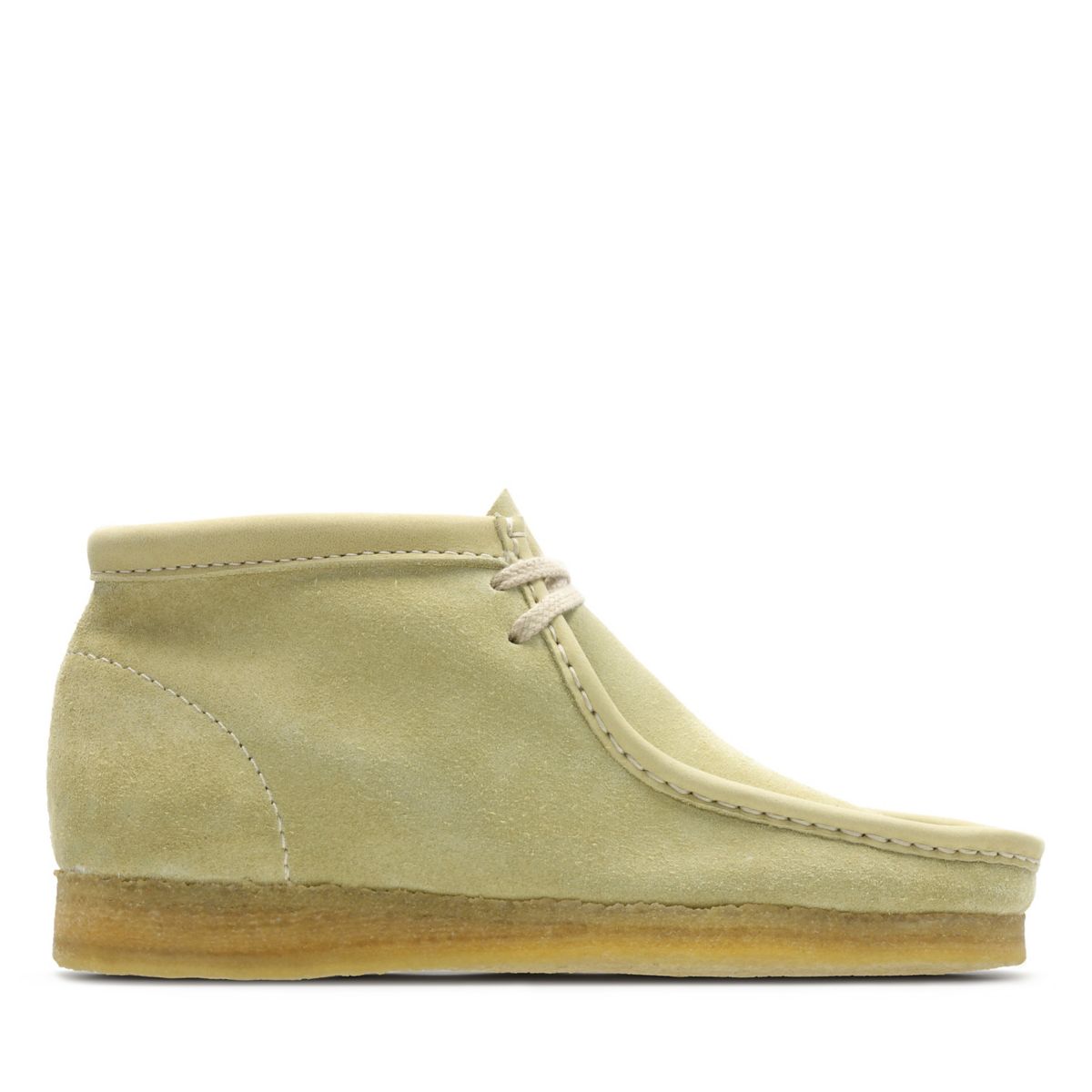 Wallabee Clarks Original Mujer Verde Claro | 21223544