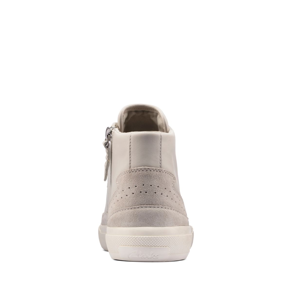 Zapatillas Clarks Aceley Zip Hi Mujer Blancas | 87976369