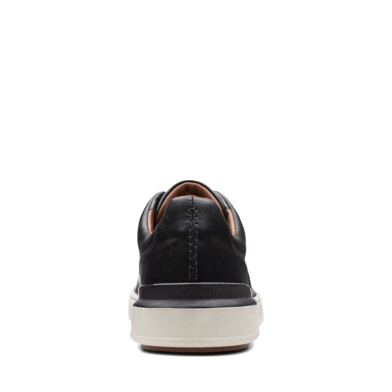 Zapatillas Clarks Court Lite Encaje Hombre Negras | 39336092