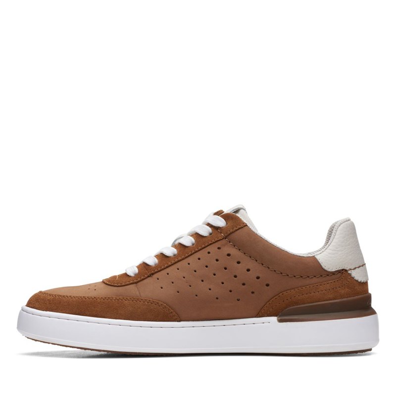 Zapatillas Clarks Court Lite Tor Hombre Marrones | 51840280