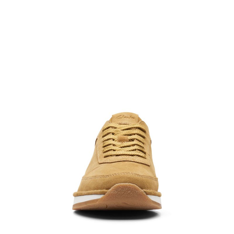 Zapatillas Clarks Craft Run Encaje Hombre Kaki | 29493854