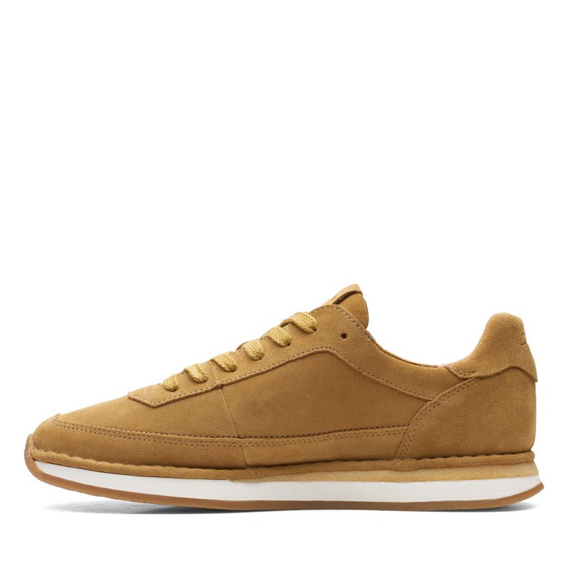 Zapatillas Clarks Craft Run Encaje Hombre Kaki | 29493854