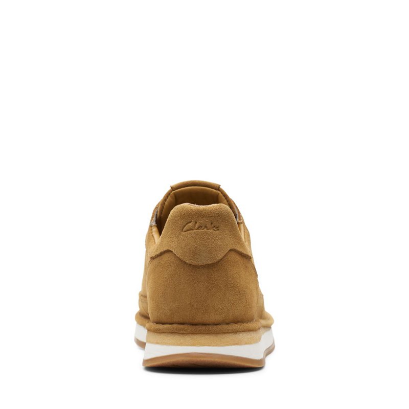 Zapatillas Clarks Craft Run Encaje Hombre Kaki | 29493854