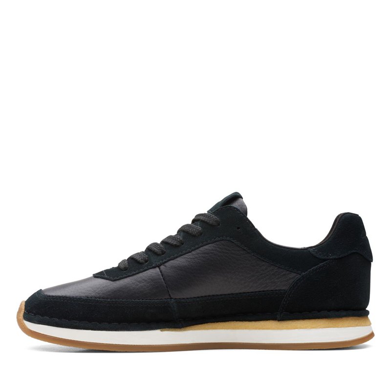 Zapatillas Clarks Craft Run Encaje Hombre Negras | 79816560