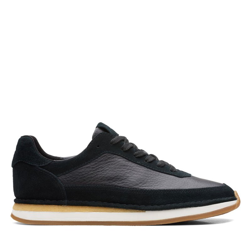 Zapatillas Clarks Craft Run Encaje Hombre Negras | 79816560