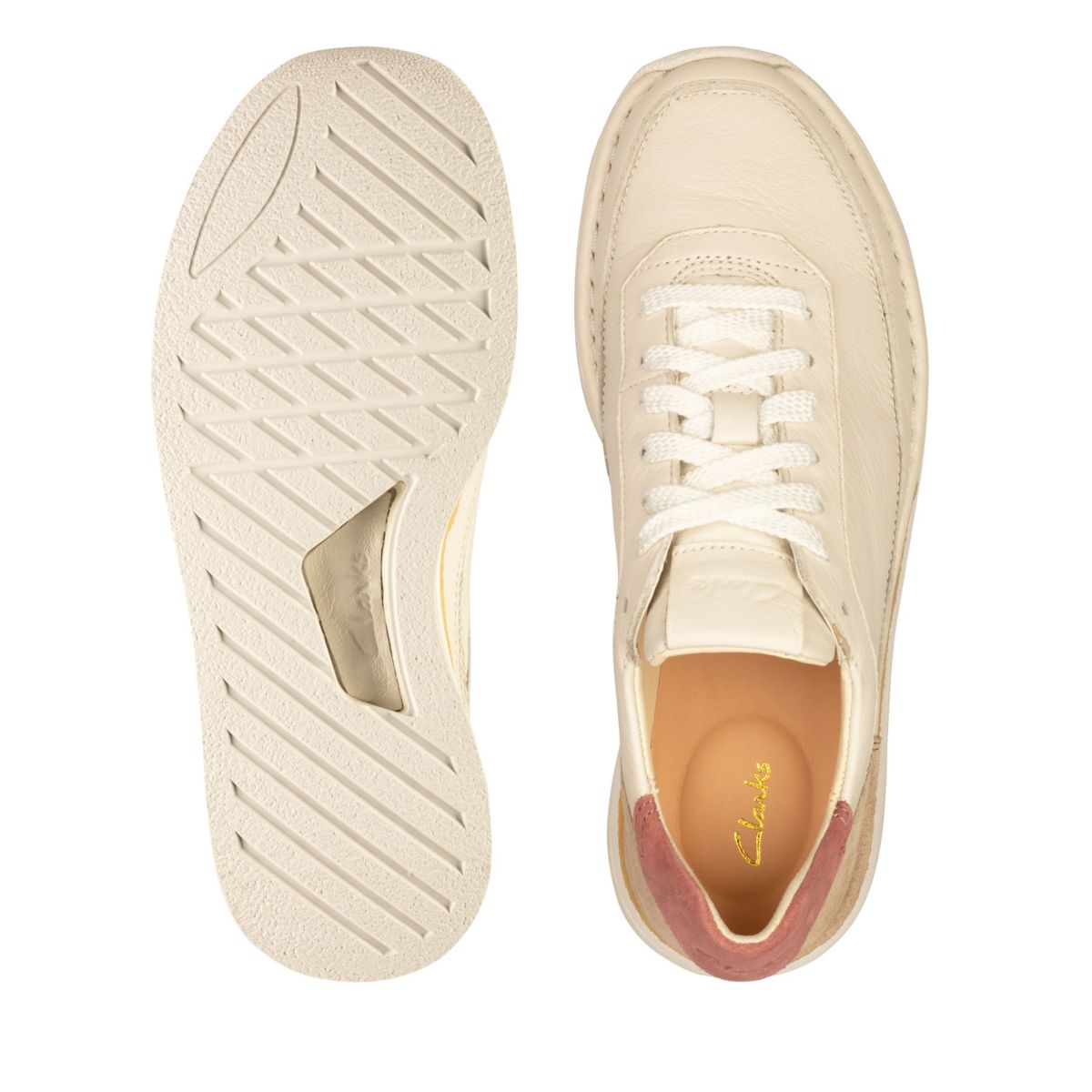 Zapatillas Clarks Craft Run Encaje Mujer Blancas | 70074617