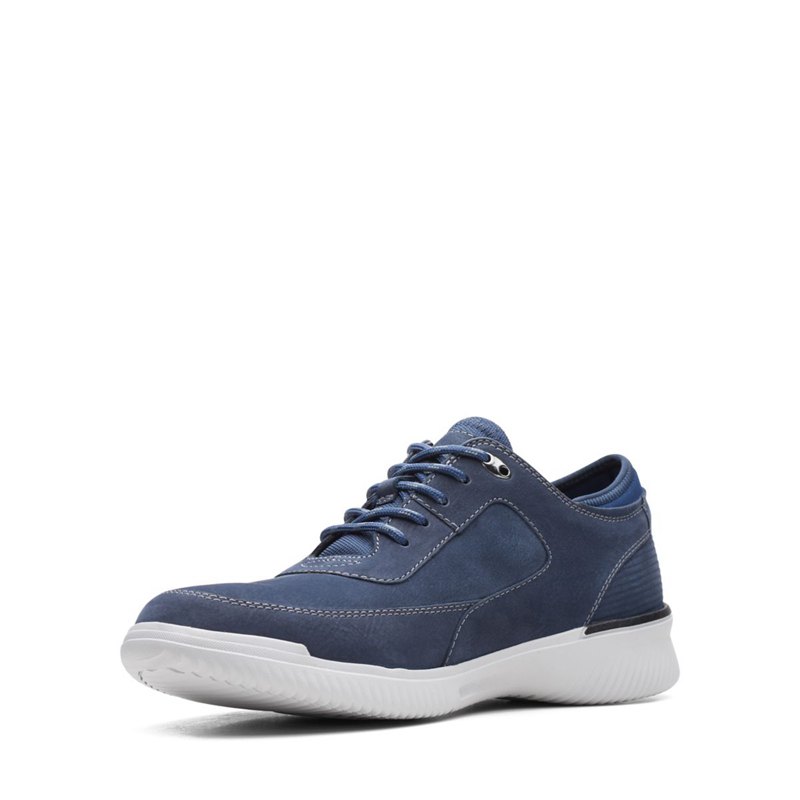 Zapatillas Clarks Donaway Encaje Hombre Azul Marino | 56668499