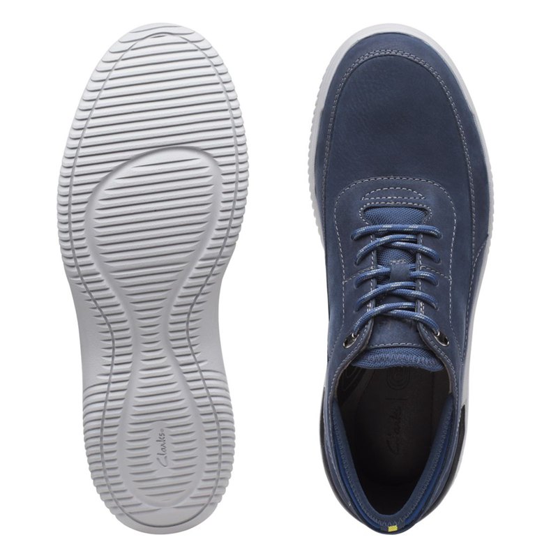 Zapatillas Clarks Donaway Encaje Hombre Azul Marino | 56668499