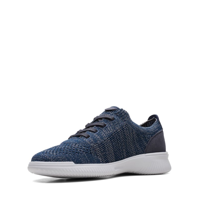 Zapatillas Clarks Donaway Knit Hombre Azul Marino | 57179639