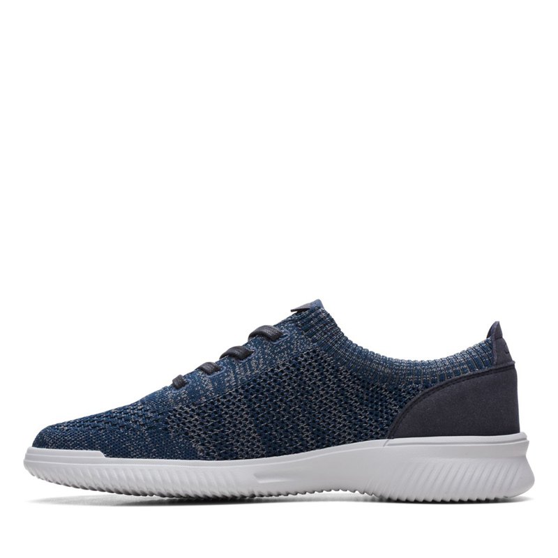 Zapatillas Clarks Donaway Knit Hombre Azul Marino | 57179639