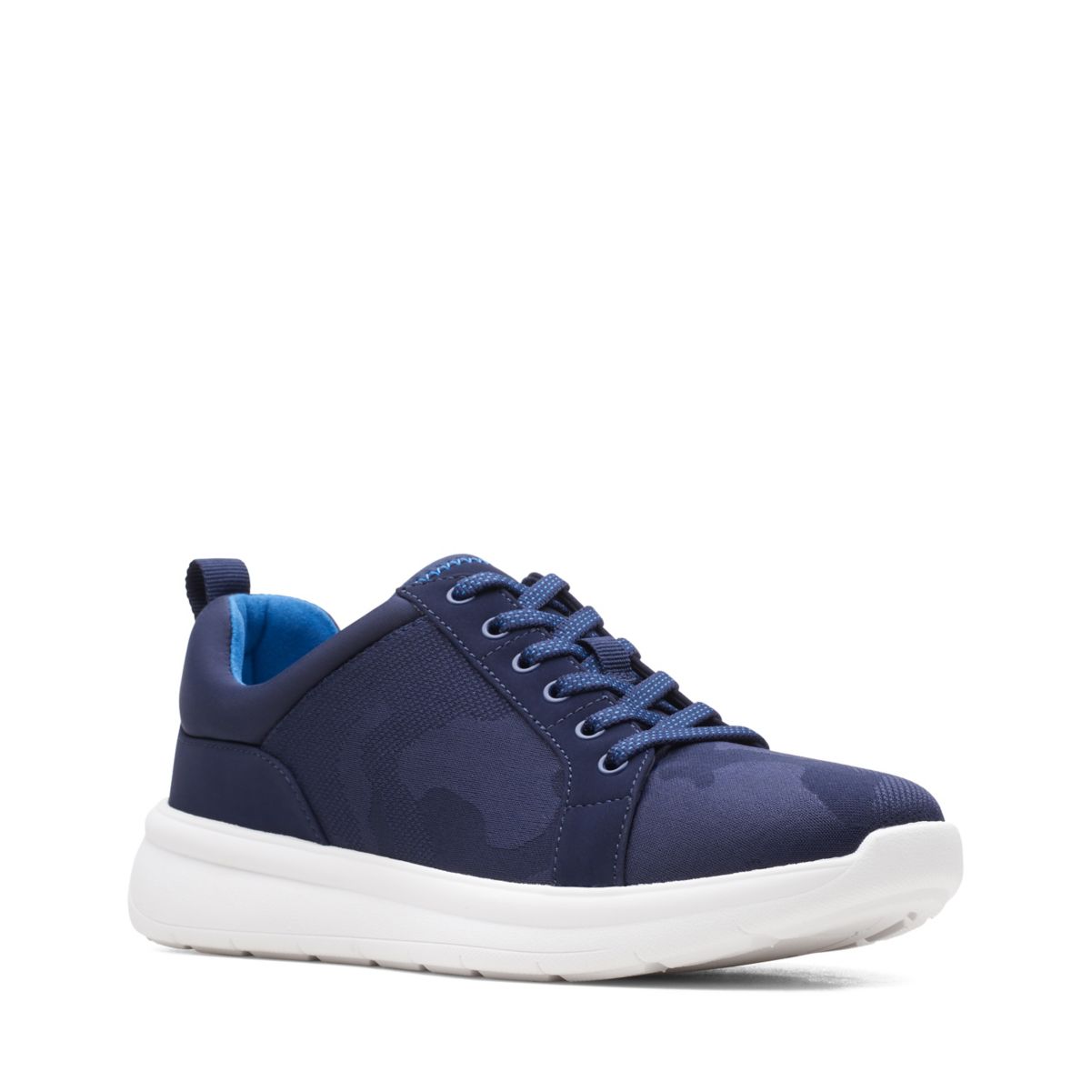 Zapatillas Clarks Ezera Encaje Mujer Azul Marino | 37485311