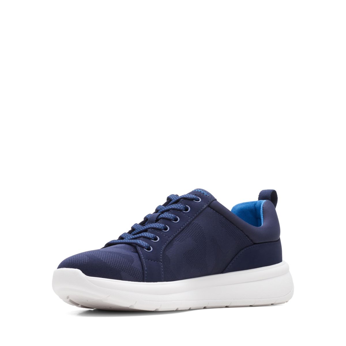 Zapatillas Clarks Ezera Encaje Mujer Azul Marino | 37485311