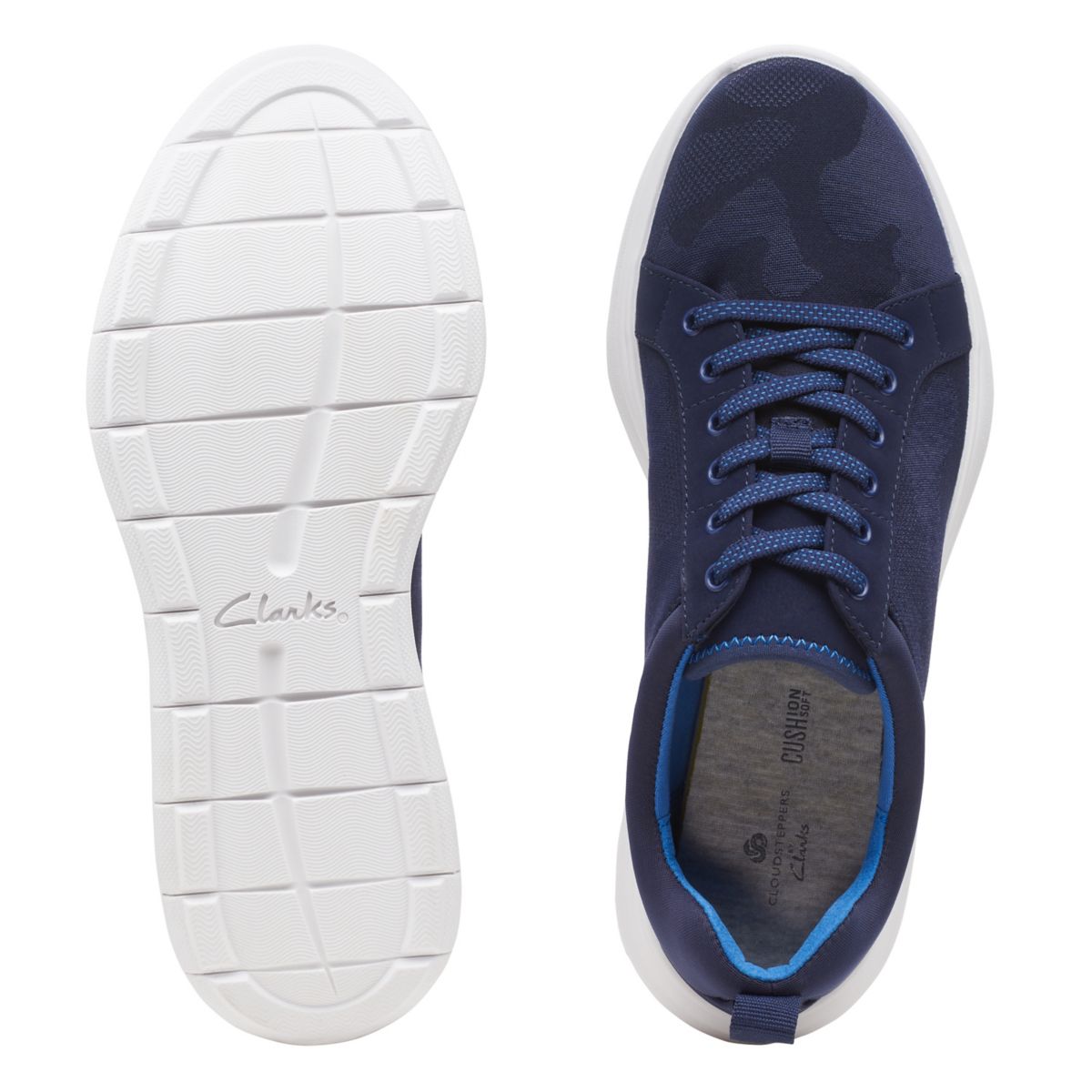 Zapatillas Clarks Ezera Encaje Mujer Azul Marino | 37485311