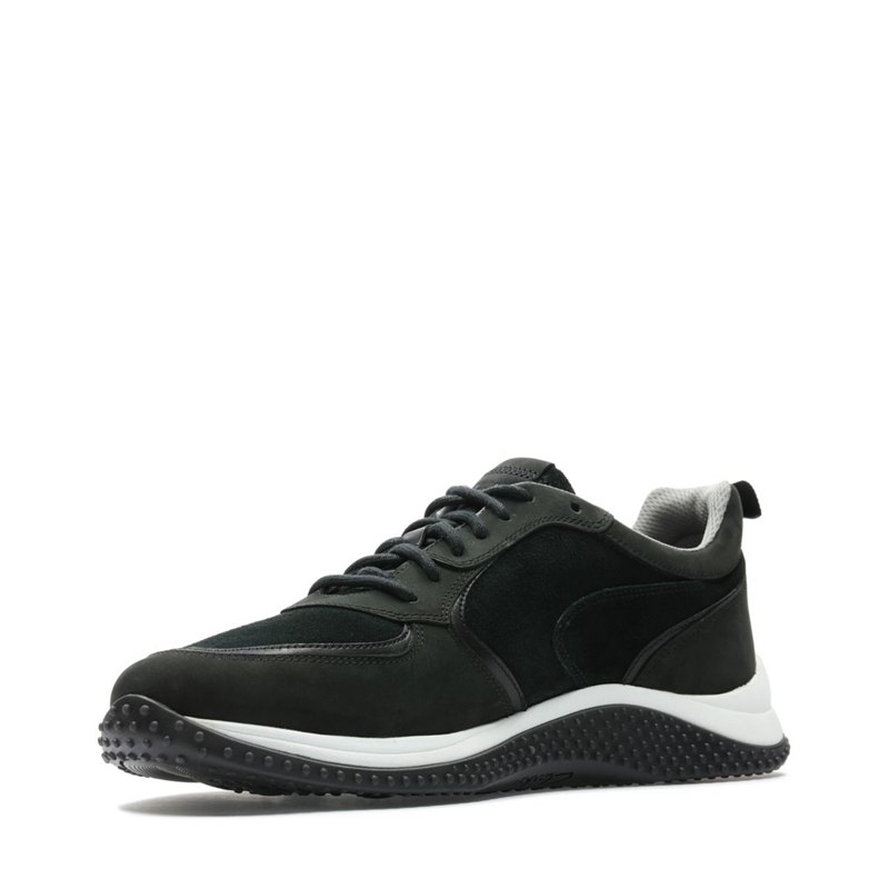 Zapatillas Clarks Puxton Run Hombre Negras | 51804114