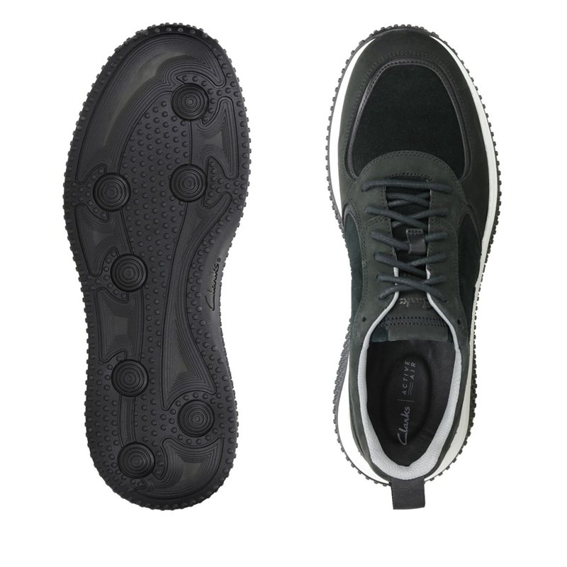 Zapatillas Clarks Puxton Run Hombre Negras | 51804114