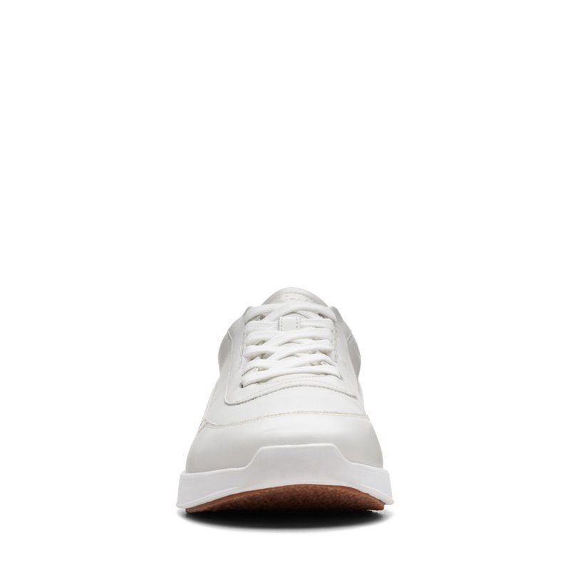 Zapatillas Clarks Race Lite Encaje Hombre Blancas | 90149266