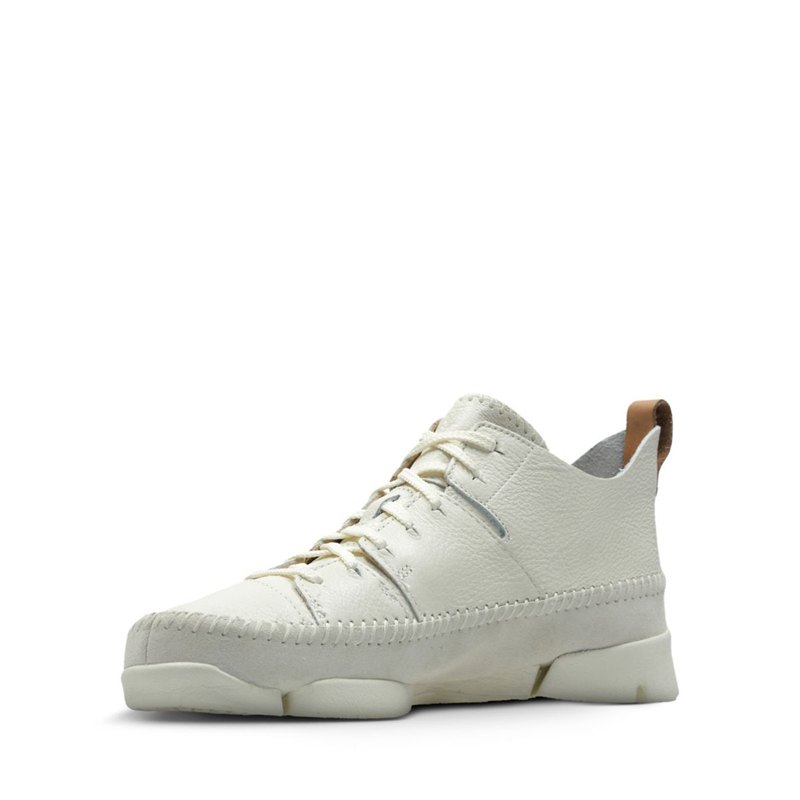 Zapatillas Clarks Trigenic Flex Hombre Blancas | 28052213