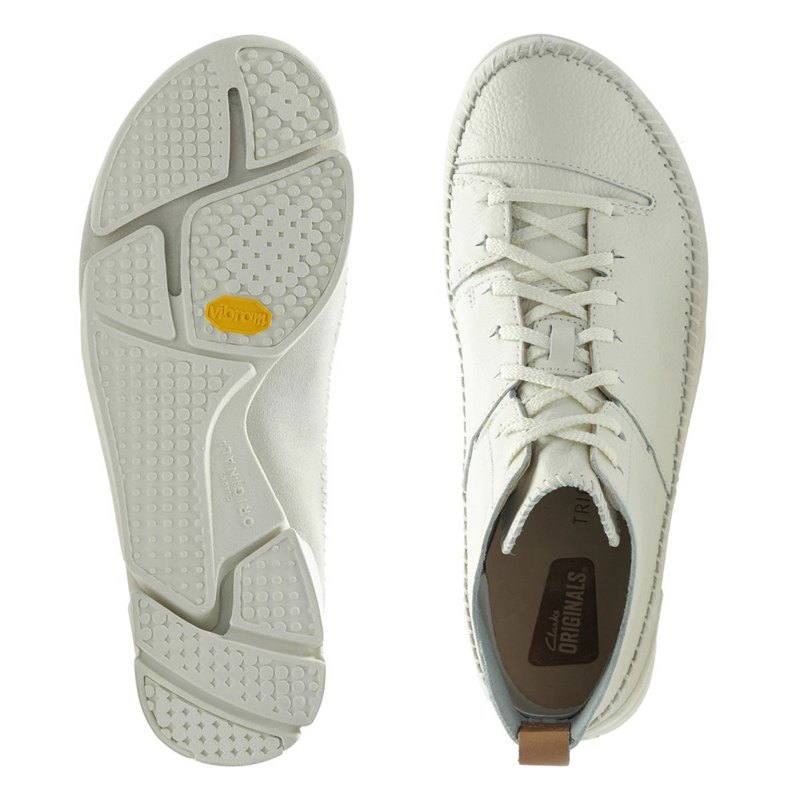 Zapatillas Clarks Trigenic Flex Hombre Blancas | 28052213