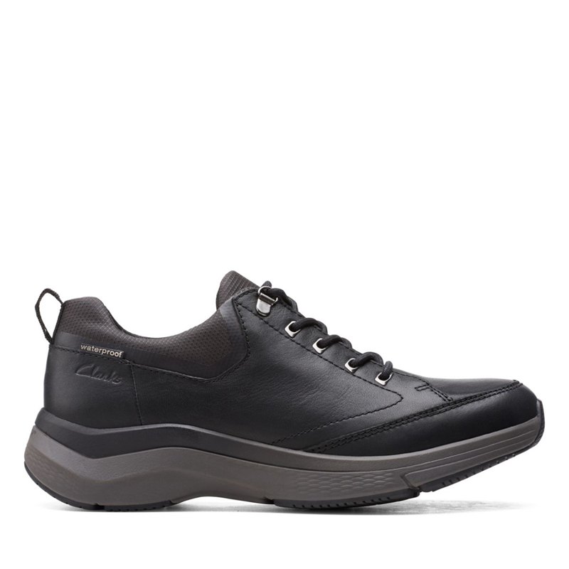 Zapatillas Clarks Wave 2.0 Vibe Hombre Negras | 18334369