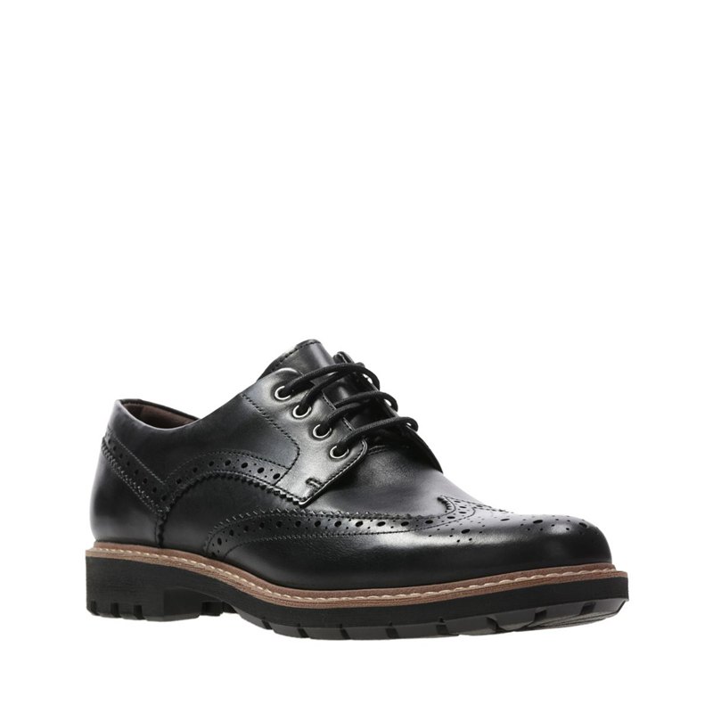 Zapatos Brogue Clarks Batcombe Wing Hombre Negras | 29224181