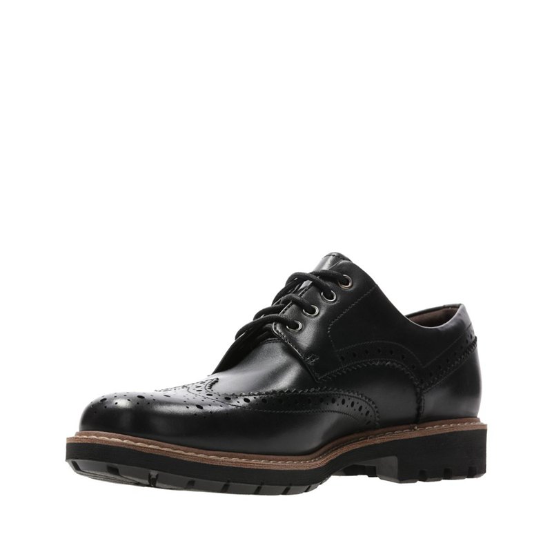 Zapatos Brogue Clarks Batcombe Wing Hombre Negras | 29224181