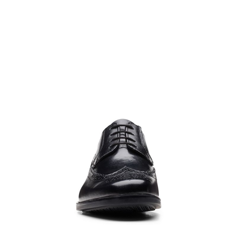 Zapatos Brogue Clarks Howard Wing Hombre Negras | 33445209