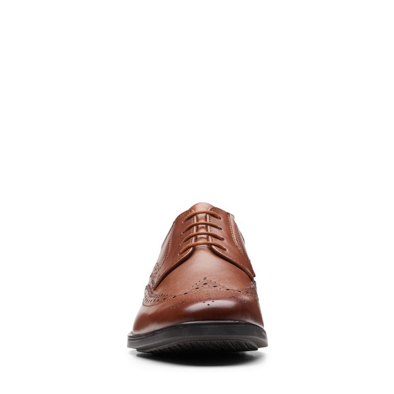 Zapatos Brogue Clarks Howard Wing Hombre Marrones Oscuro | 73655655