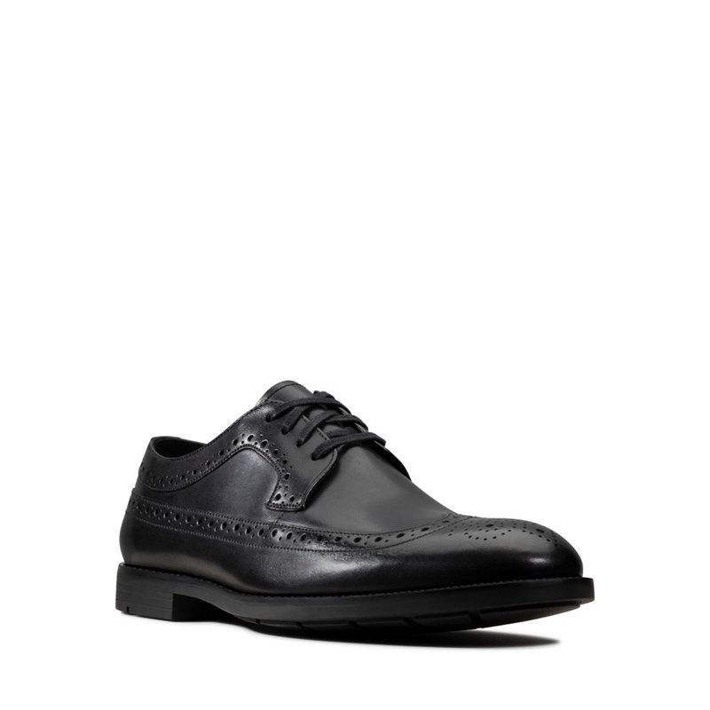 Zapatos Brogue Clarks Ronnie Limit Hombre Negras | 40144984