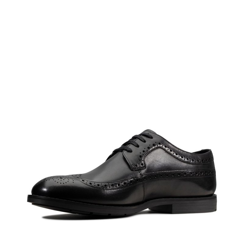 Zapatos Brogue Clarks Ronnie Limit Hombre Negras | 40144984