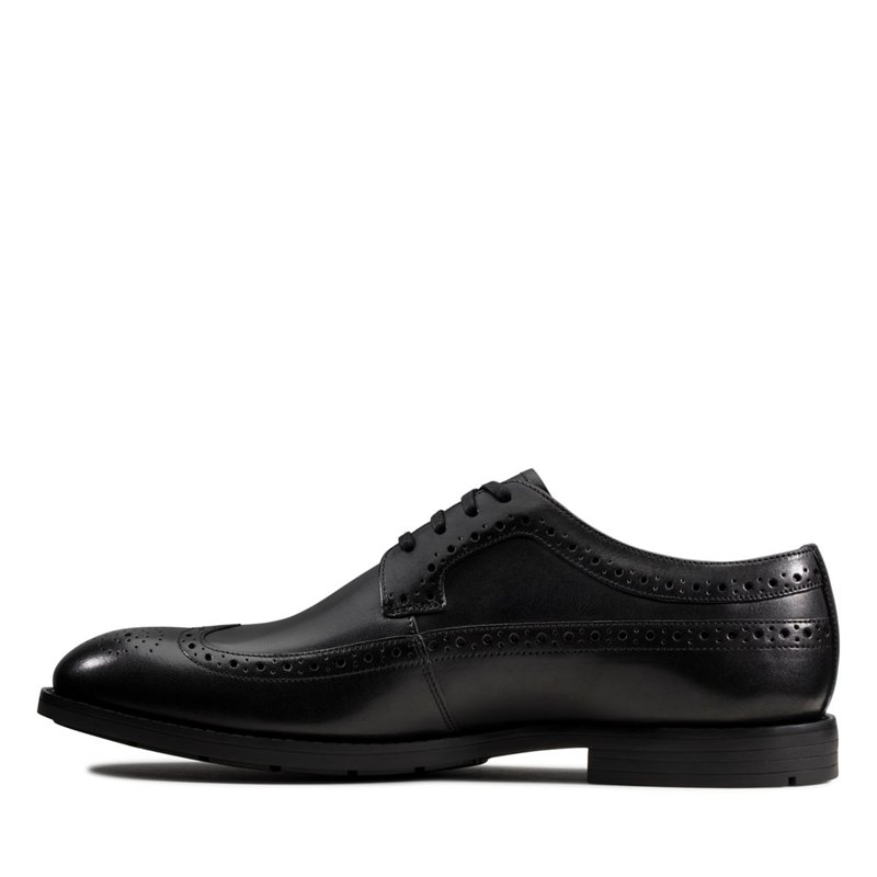 Zapatos Brogue Clarks Ronnie Limit Hombre Negras | 40144984