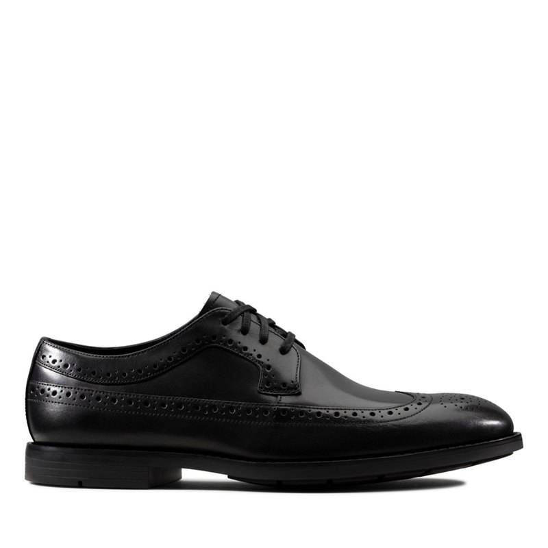 Zapatos Brogue Clarks Ronnie Limit Hombre Negras | 40144984